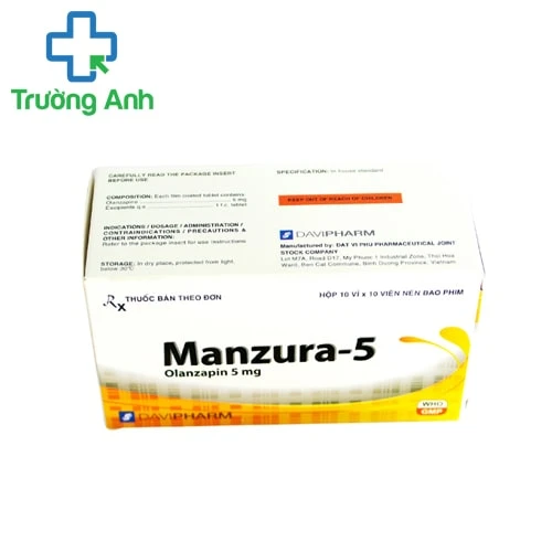 Manzura-5 - Thuốc điều trị tâm thần phân liệt của Davipharm