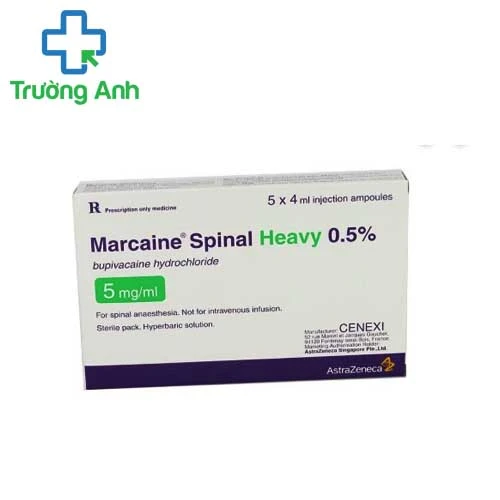Marcaine Spinal Heavy 0,5% - Thuốc gây tê hiệu quả