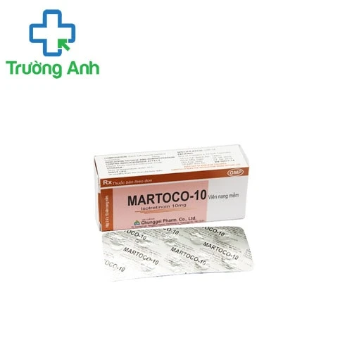 Martoco 10mg - Thuốc điều trị mụn trứng cá nặng hiệu quả