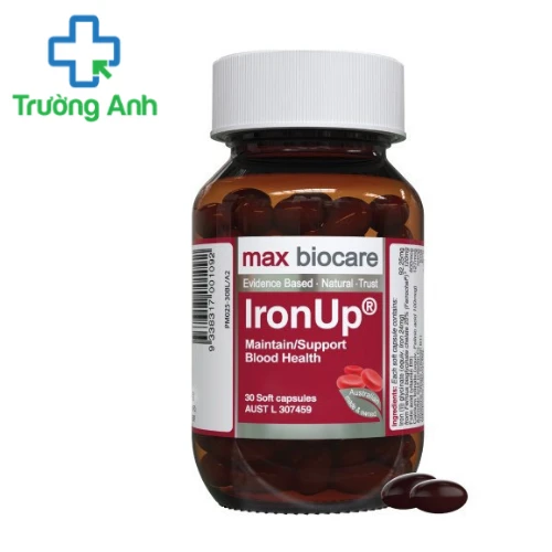 max biocare IronUp (lọ) - Viên bổ sung sắt cho phụ nữ mang thai của Úc 