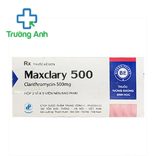 Maxclary 500 Pharbaco - Thuốc điều trị nhiễm khuẩn hiệu quả