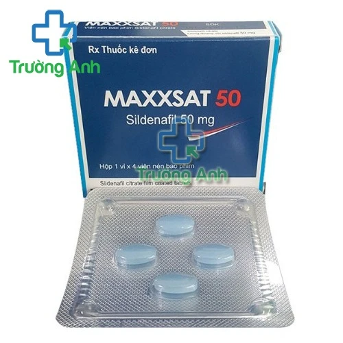 Maxxsat 50 - Thuốc điều trị rối loạn cương dương hiệu quả của Ấn Độ