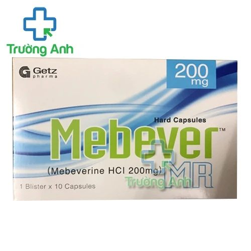 Mebever MR 200mg Capsules - Thuốc điều trị các bệnh về đường tiêu hóa của Getz Pharma