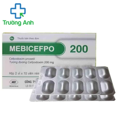 Mebicefpo 200 - Thuốc điều trị nhiễm khuẩn hiệu quả của Mebiphar