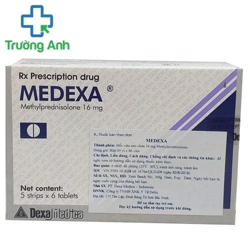 Medexa 16mg - Thuốc kháng viêm hiệu quả