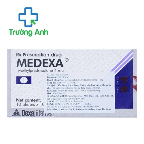 Medexa 4mg - Thuốc kháng viêm hiệu quả của PT Dexa Medica