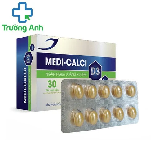 Medi Calci D3 Medisun - Giúp bổ sung canxi và vitamin D3 hiệu quả
