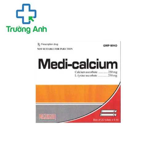 MEDI-CALCIUM - Bổ sung vitamin C, điều trị bệnh do thiếu vitamin C 
