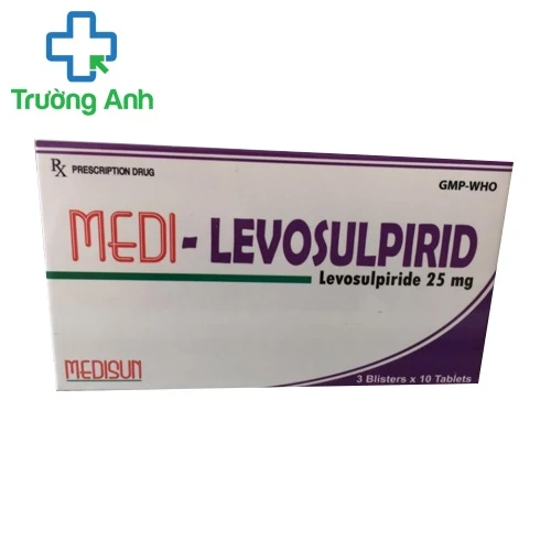 Medi-Levosulpirid 25mg - Thuốc hỗ trợ tiêu hóa hiệu quả