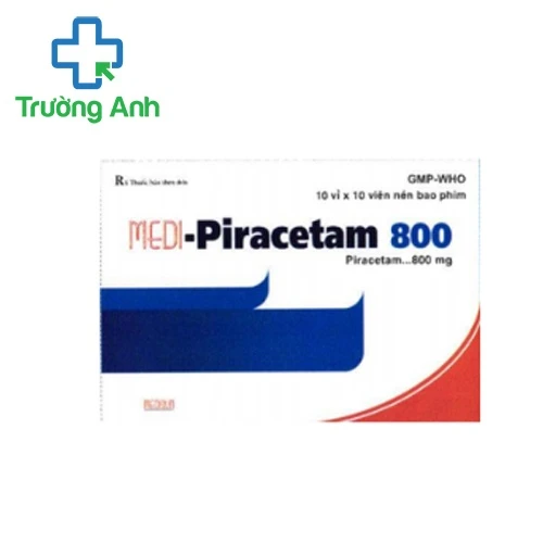 Medi-Piracetam 800- Thuốc điều trị chóng mặt, suy giảm trí nhớ kém tập trung