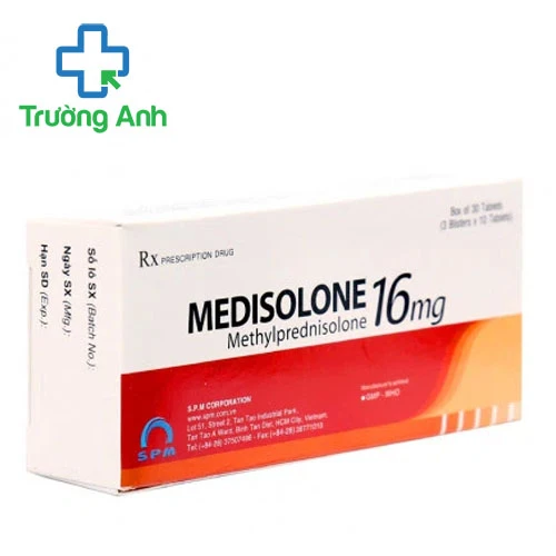 Medisolone 16 SPM - Thuốc chống viêm và ức chế miễn dịch hiệu quả