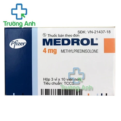 Medrol 4mg - Thuốc điều trị rối loạn nội tiết hiệu quả