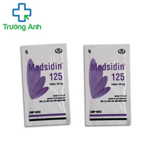 Medsidin 125mg - Thuốc kháng sinh trị bệnh hiệu quả của GLOMED