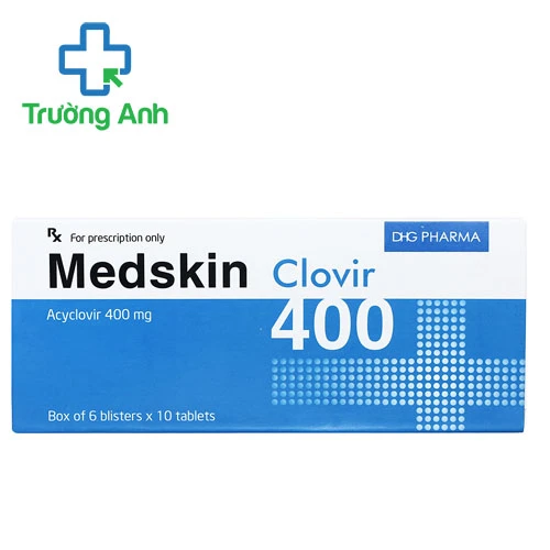 Medskin clovir 400 DHG Pharma - Thuốc điều trị nhiễm Herpes simplex