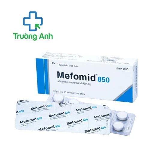 Mefomid 850 - Thuốc điều trị bệnh đái tháo đường của Bidiphar