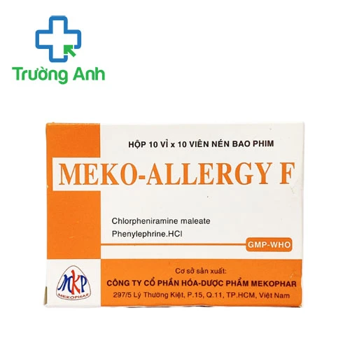 Meko - Allergy F - Thuốc điều trị triệu chứng cảm cúm hiệu quả