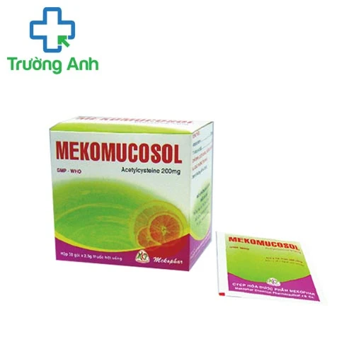 Mekomucosol Sac.200mg - Thuốc điều trị các bệnh lý đường hô hấp hiệu quả
