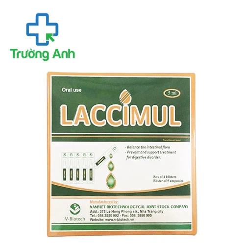 Men vi sinh Laccimul V-Biotech - Hỗ trợ bổ sung lợi khuẩn cho cơ thể