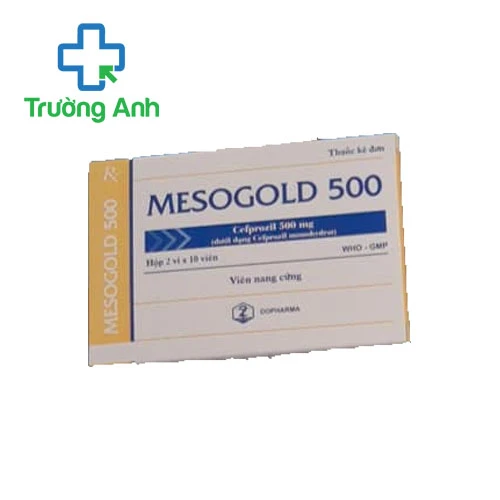 Mesogold 500 - Thuốc điều trị nhiễm trùng hiệu quả của DOPHARMA