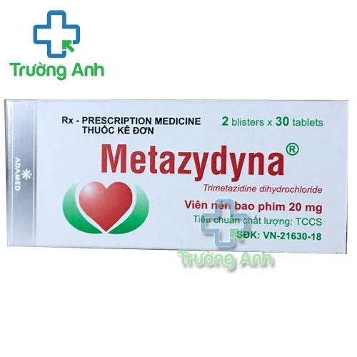 Metazydyna 20mg - Thuốc điều trị đau thắt ngực hiệu quả của Ba Lan