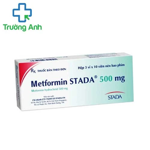 Metformin Stada 500mg - Thuốc điều trị bệnh đái tháo đường hiệu quả
