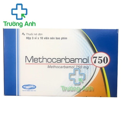 Methocarbamol 750 Savi - Thuốc điều trị giảm đau do co thắt cơ