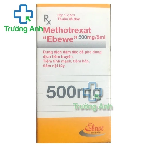 Methotrexat "ebewe" 500mg/5ml - Thuốc điều trị ung thư hiệu quả