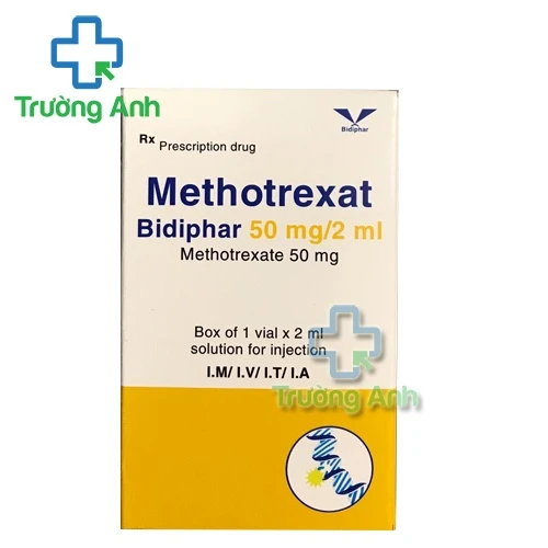 Methotrexat Bidiphar 50mg/2ml -Thuốc điều trị ung thư của Bidiphar