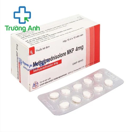 Methylprednisolone MKP 4mg - Thuốc chống viêm và ức chế miễn dịch