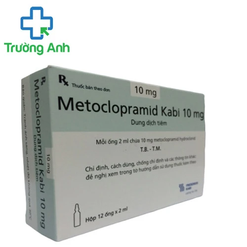 Metoclopramid Kabi 10mg - Thuốc điều trị triệu chứng nôn và buồn nôn hiệu quả