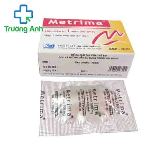 METRIMA 500 F.T.PHARMA - Thuốc điều trị nhiễm nấm âm đạo hiệu quả