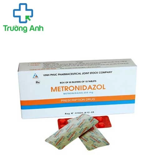 Metronidazol 250mg VINPHACO - Thuốc điều trị nhiễm vi khuẩn kị khí hiệu quả