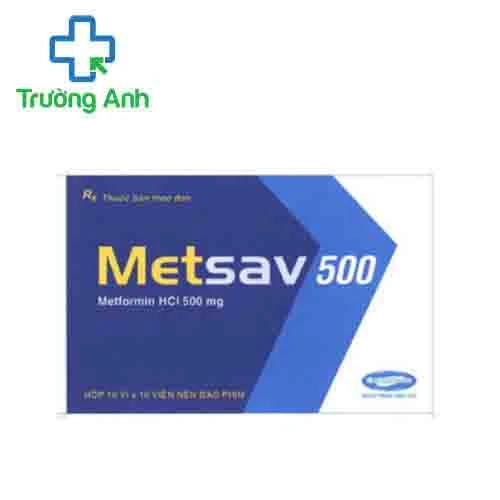 Metsav 500 Savipharm - Giúp điều trị bệnh tiểu đường hiệu quả
