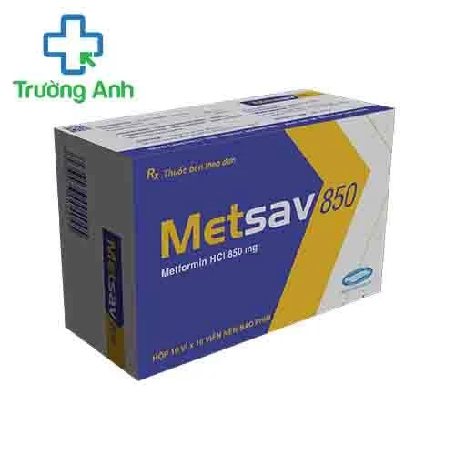 Metsav 850 Savipharm - Thuốc điều trị bệnh tiểu đường hiệu quả