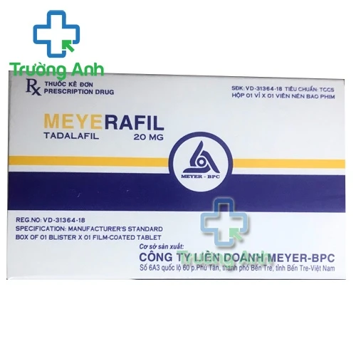 Meyerafil - Thuốc điều trị rối loạn cương dương hiệu quả của Meyer-BPC