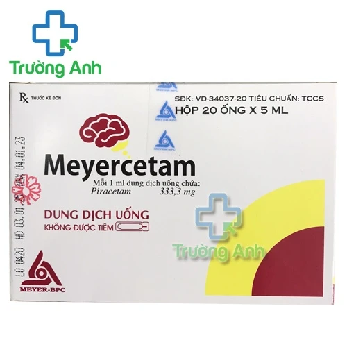 Meyercetam 5ml - Thuốc điều trị triệu chứng chóng mắt hiệu quả