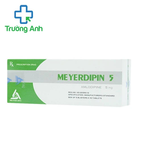 Meyerdipin 5 Meyer-BPC - Thuốc điều trị tăng huyết áp hiệu quả