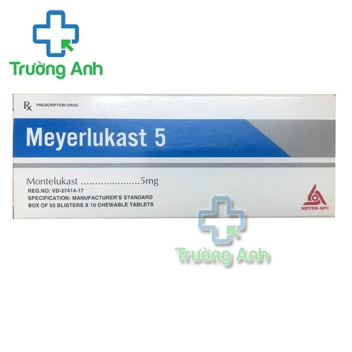 Meyerlukast 5 - Thuốc phòng và điều trị hen phế quản hiệu quả của Meyer