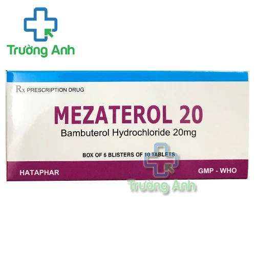 Mezaterol 20 Hataphar - Thuốc điều trị bệnh hen hiệu quả của Hataphar