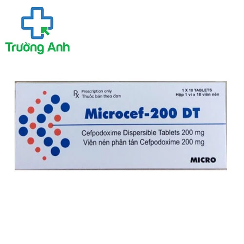 Microcef-200 DT Micro - Thuốc điều trị nhiễm khuẩn hiệu quả