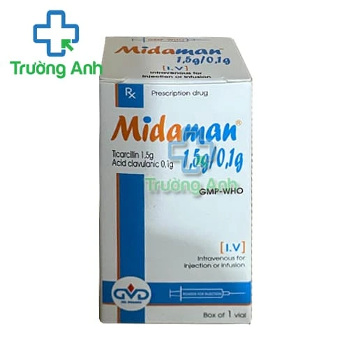 Midaman 1,5g/0,1g - Thuốc điều trị nhiễm khuẩn hiệu quả của MD Pharco