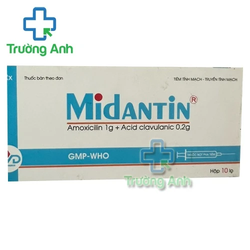 Midantin 1200 MD Pharco tiêm truyền - Thuốc điều trị nhiễm khuẩn hiệu quả