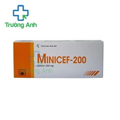 Minicef 200mg Pymepharco - Thuốc điều trị nhiễm khuẩn của Pymepharco