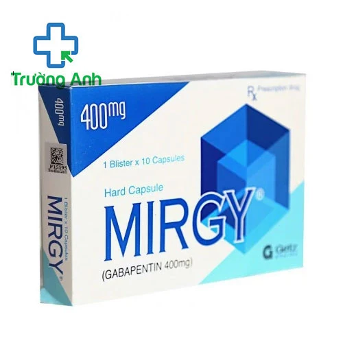 Mirgy capsules 400mg - Thuốc điều trị động kinh, đau thần kinh của Pakistan