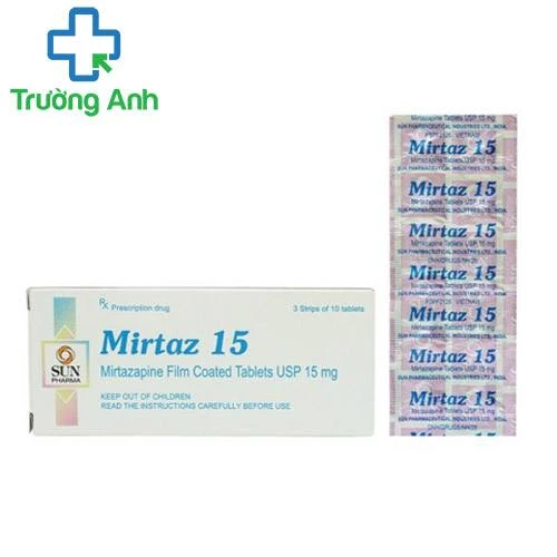 Mirtaz 15 Sun Pharma - Thuốc chống trầm cảm hiệu quả của Ấn Độ