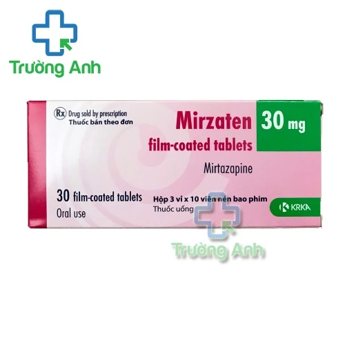 Mirzaten 30mg - Thuốc chống trầm cảm của Slovenia 