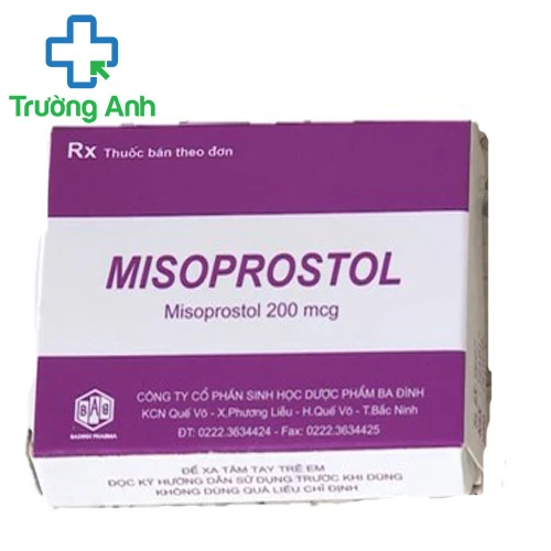 Misoprostol BaDinh Pharma - Thuốc điều trị loét dạ dày hiệu quả