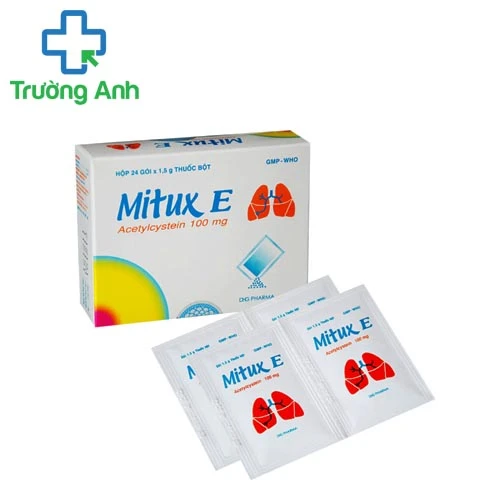 Mitux E 100mg - Thuốc điều trị viêm phế quản hiệu quả