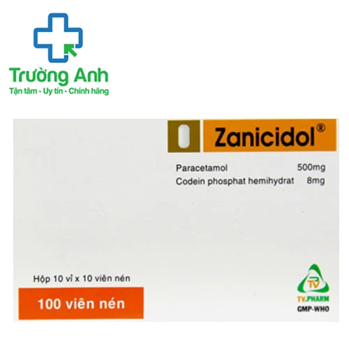 Zanicidol TV.Pharm - Thuốc giảm đau, chống viêm, hạ sốt hiệu quả