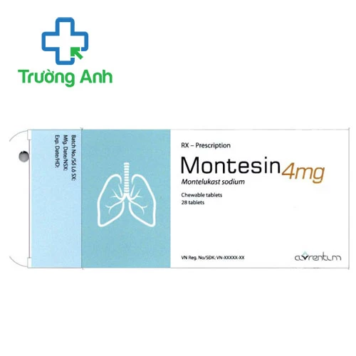 Montesin 4mg Genepharm - Thuốc điều trị hen phế quản hiệu quả